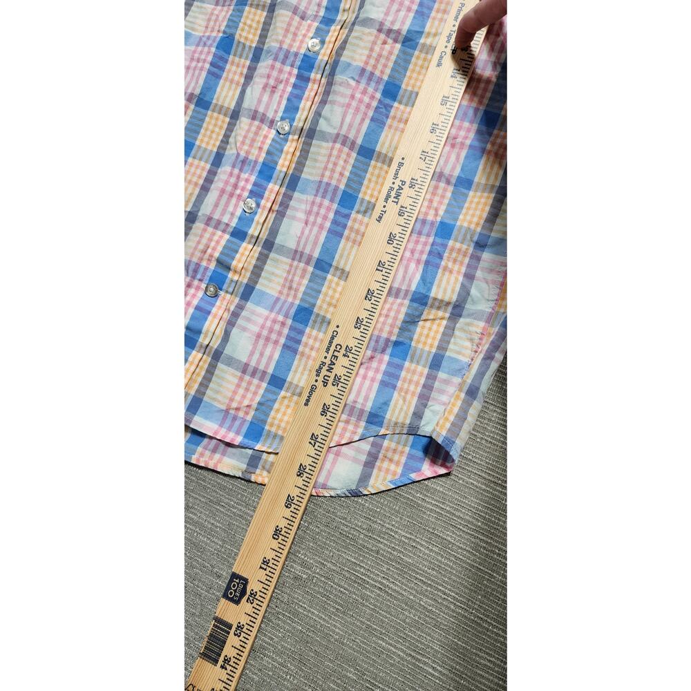 Vineyard Vines Men’s Slim Fit Whale Shirt Small Pastel Plaid Button Down - Picture 5 of 10